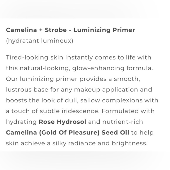 NIB Camelina + Strobe Luminizing Primer - Picture 8 of 8